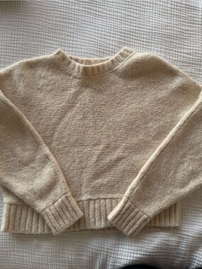Babaton cropped wool sweater